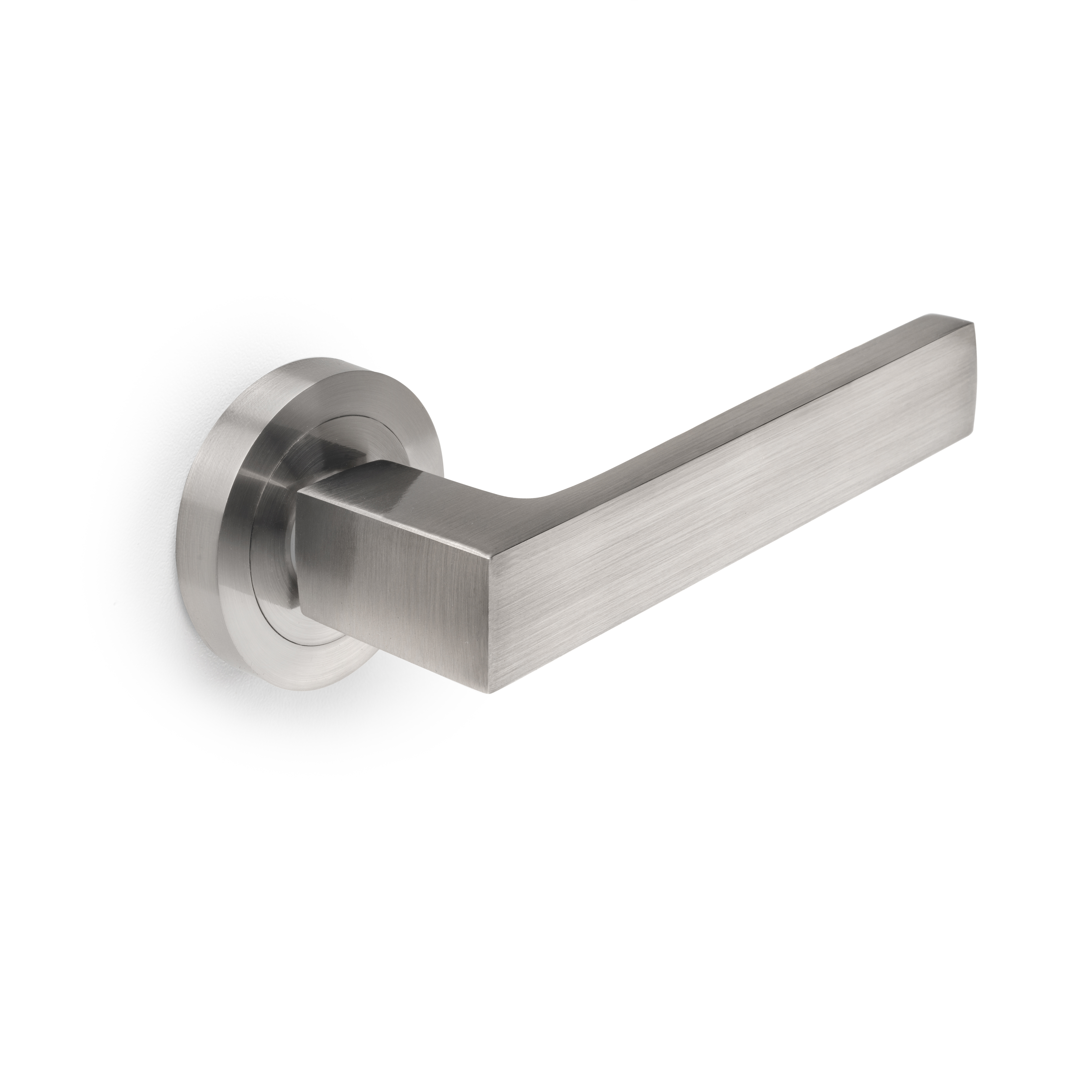 Manivelas de aluminio mackay con roseta d.50 mm para puertas de