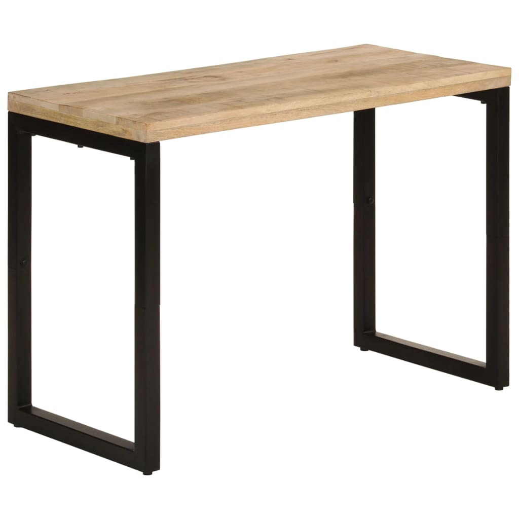 Mesa de comedor madera maciza de mango 110x50x76 cm oif782012