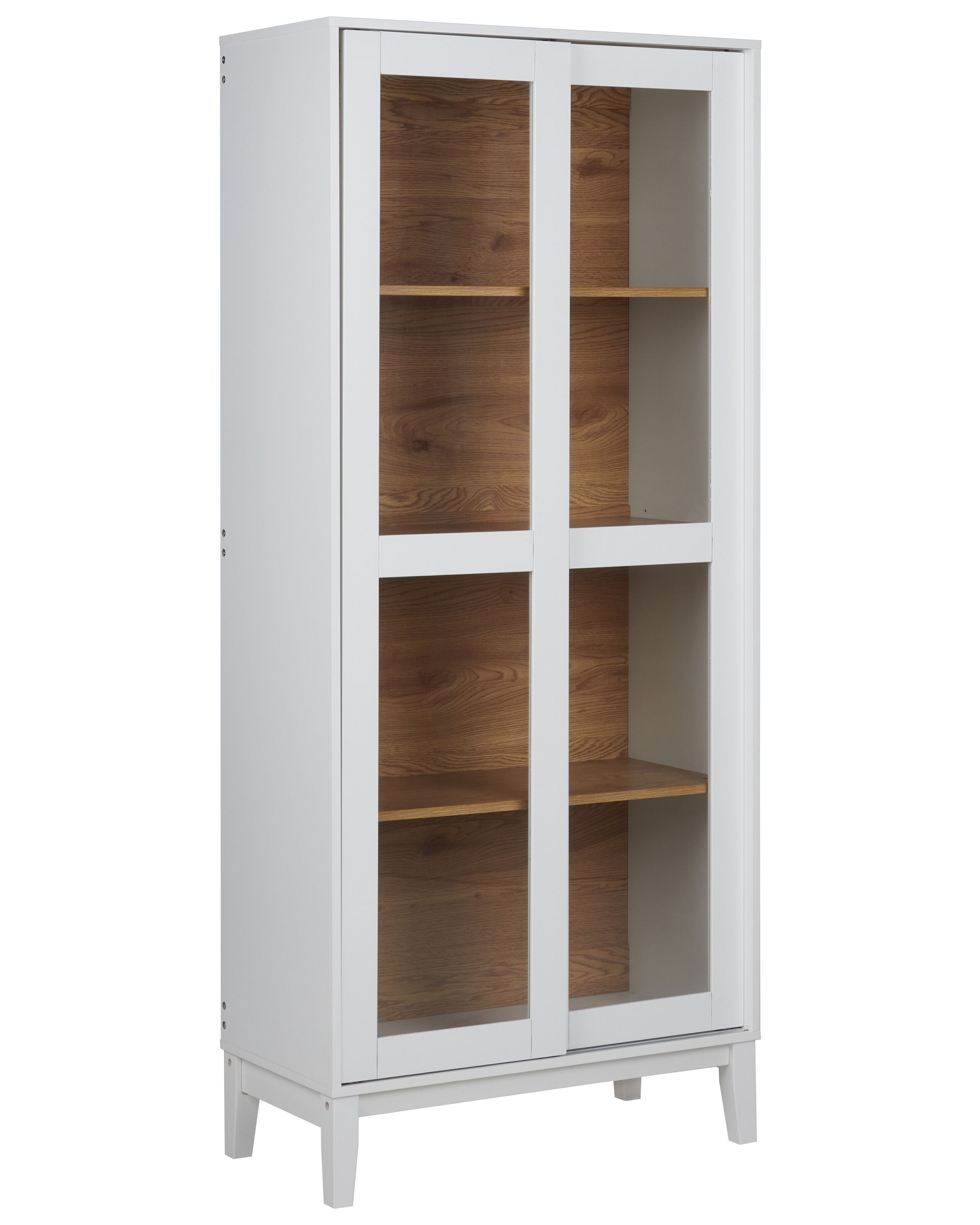 Vitrina rumson 80 cm blanco