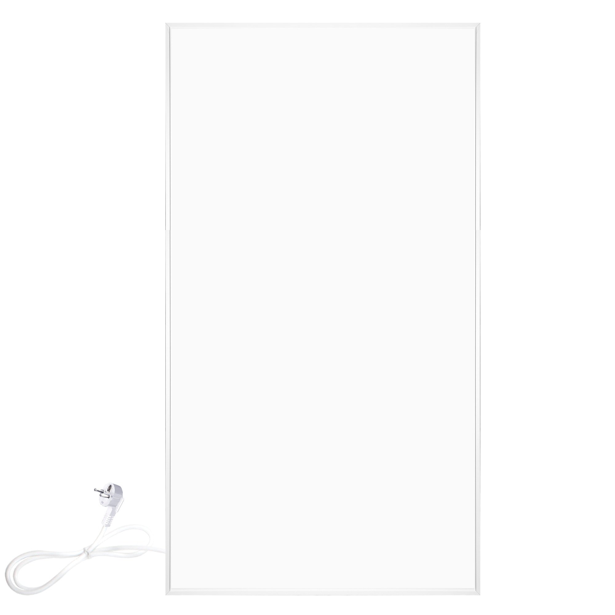Panel de calor infrarrojo para pared o techo 800w 60x120cm blanco