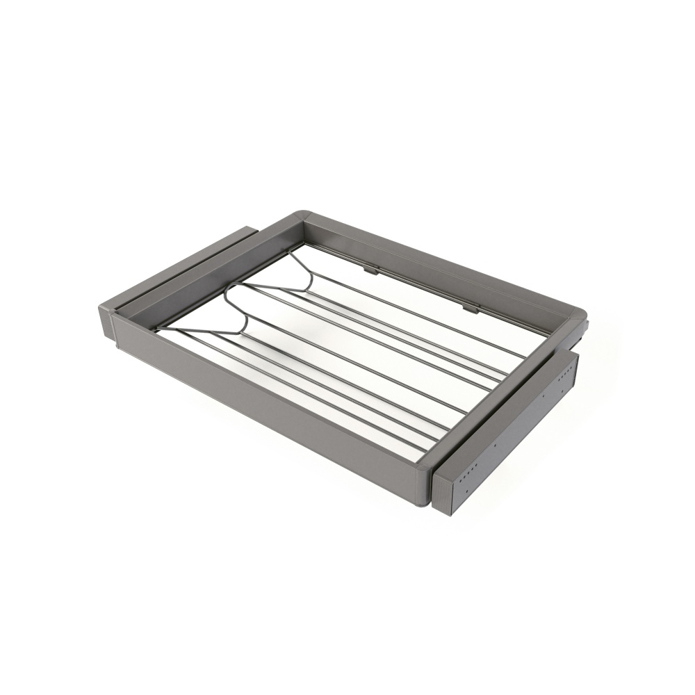 Kit de cajón zapatero y bastidor regulable quartz para armarios, guías de