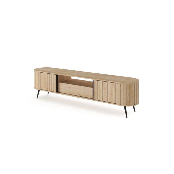 Mueble de tv - 3xe living - cremona - 196 x 40,2 x 51 cm - puertas correder