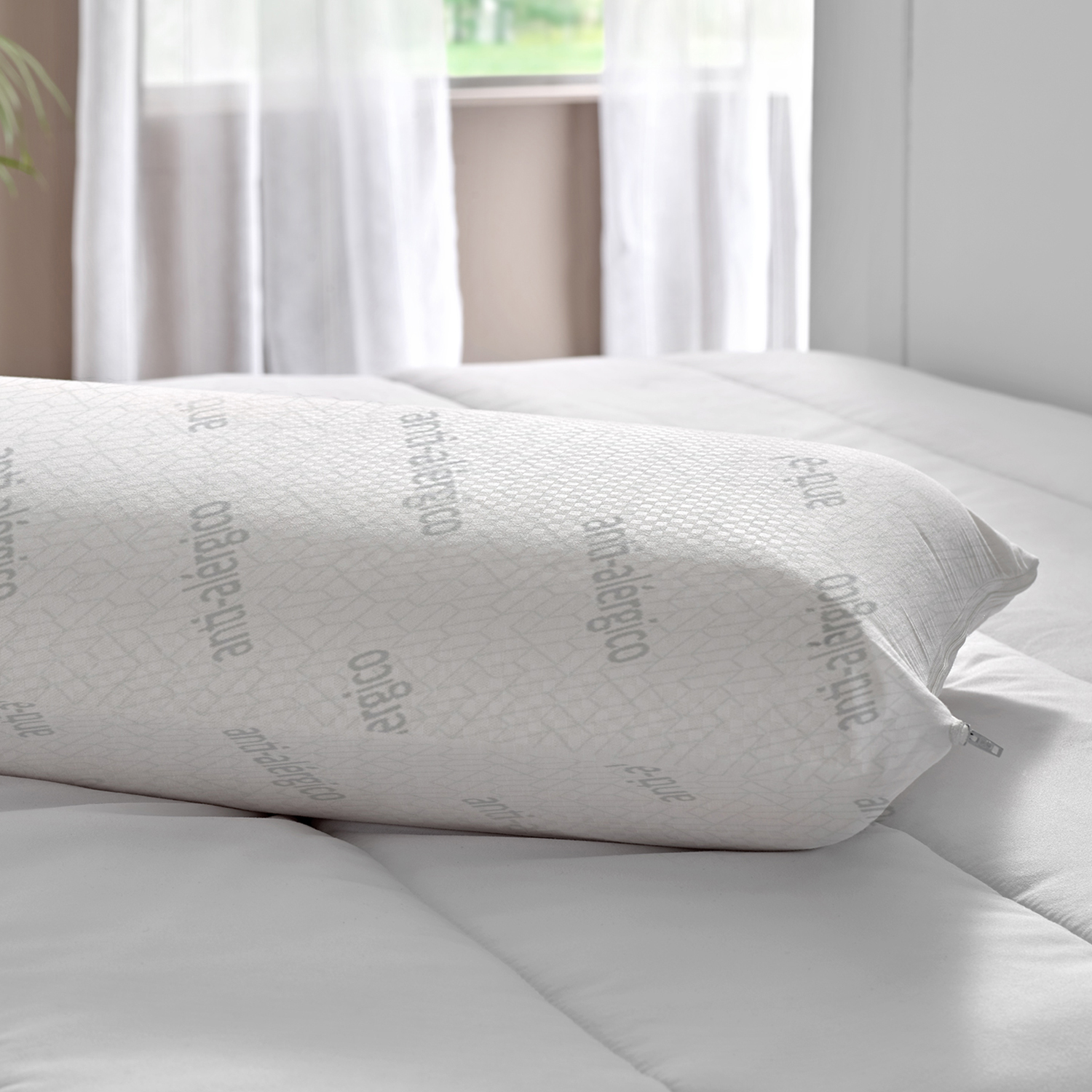 Almohada 75x33 pikolin home visco tratamiento antiácaros