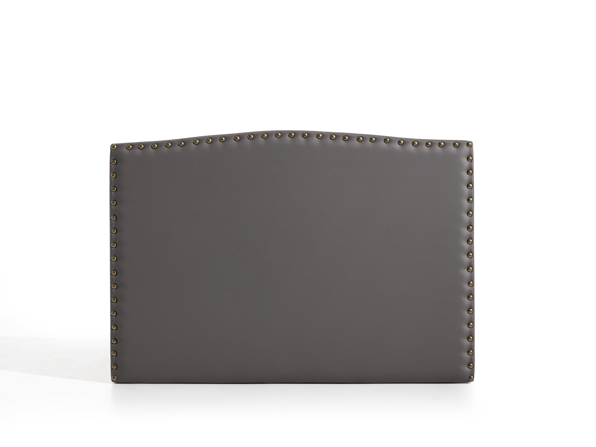 Cabecero ambar para cama de 150 de polipiel gris 154x115x8. Matris