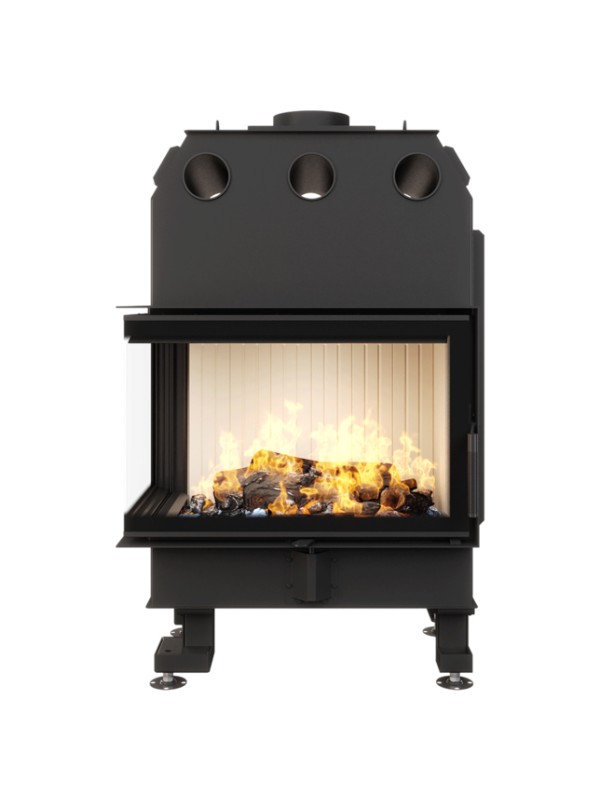 Chimenea de esquina inserto apertura izquierda energy 75x50x47-15,1 kw eco