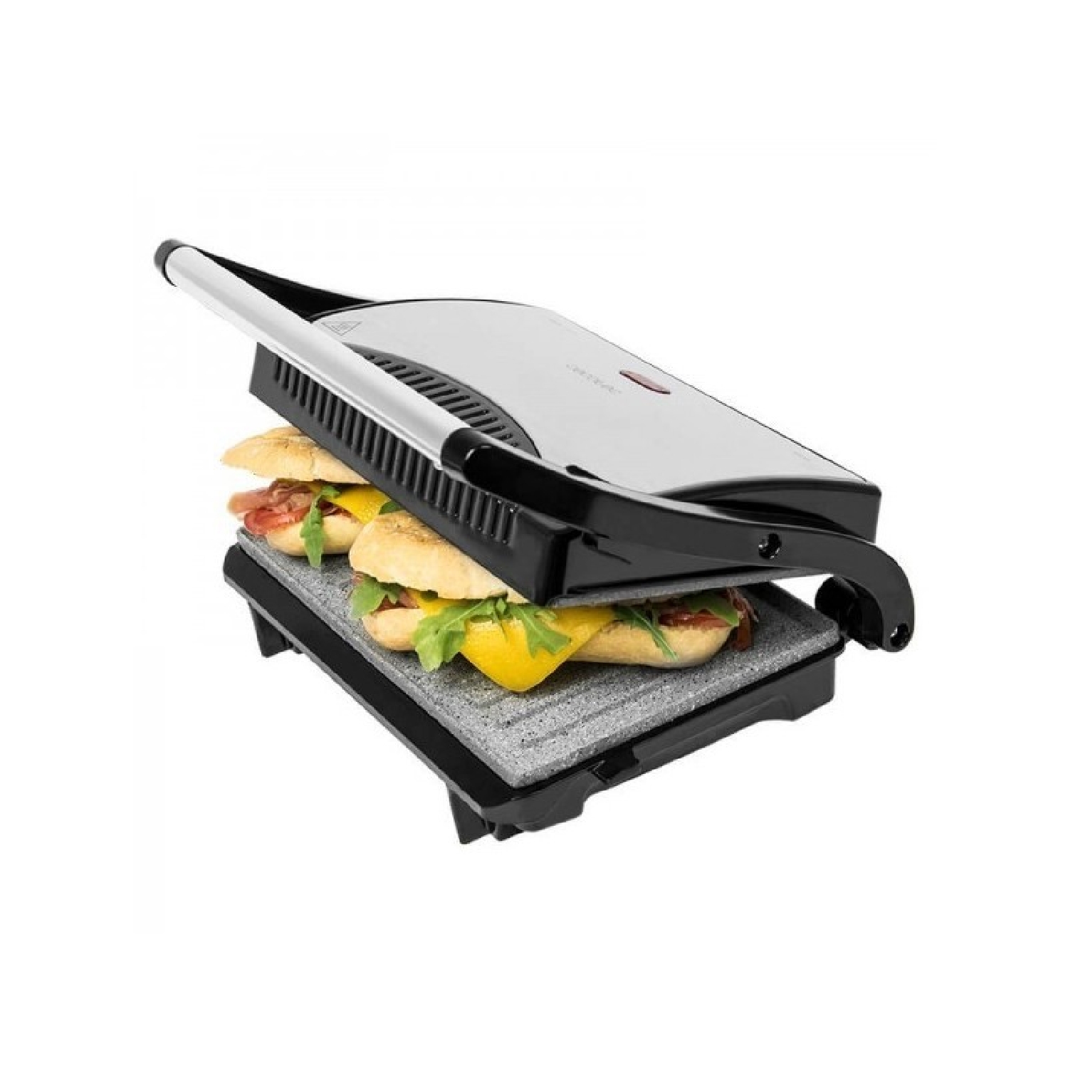 Cecotec parrilla eléctrica rock?ngrill. 700 w, revestimiento de piedra