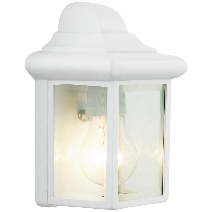 Aplique mural exterior nissie blanco E27 40w - brilliant