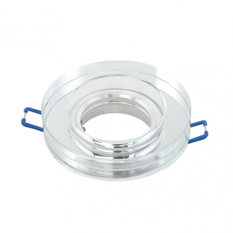 Fab 14338rg49 | empotrable cristal solna 1xgu10 redondo grosor 2cm transpar