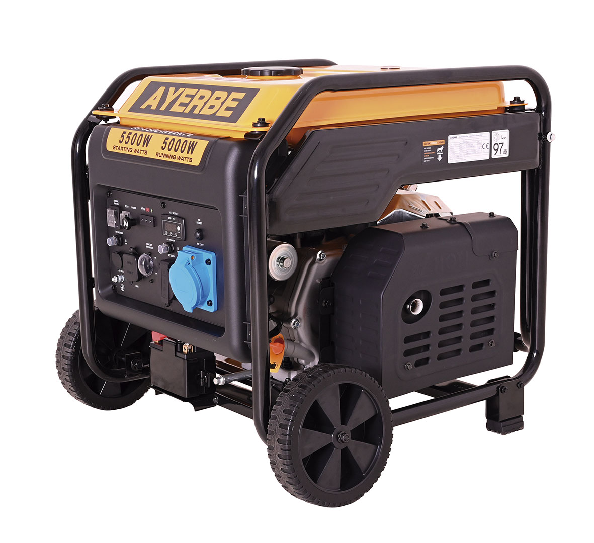 Generador inverter gasolina 5500w kiotsu arranque eléctrico 12v