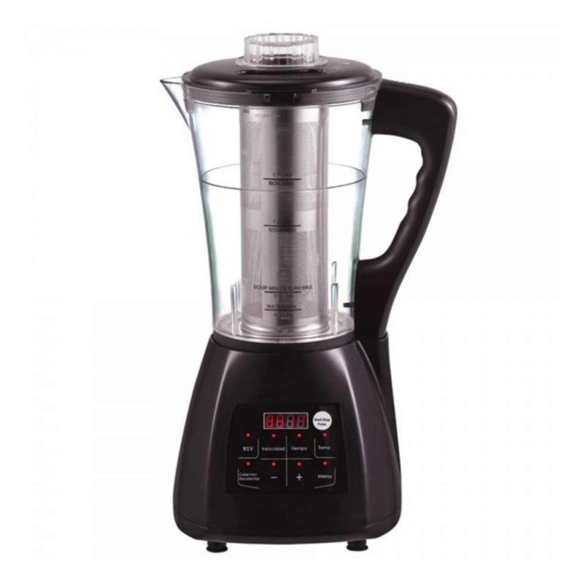 Newlux batidora de vaso programable, 1.7l, 5 vel