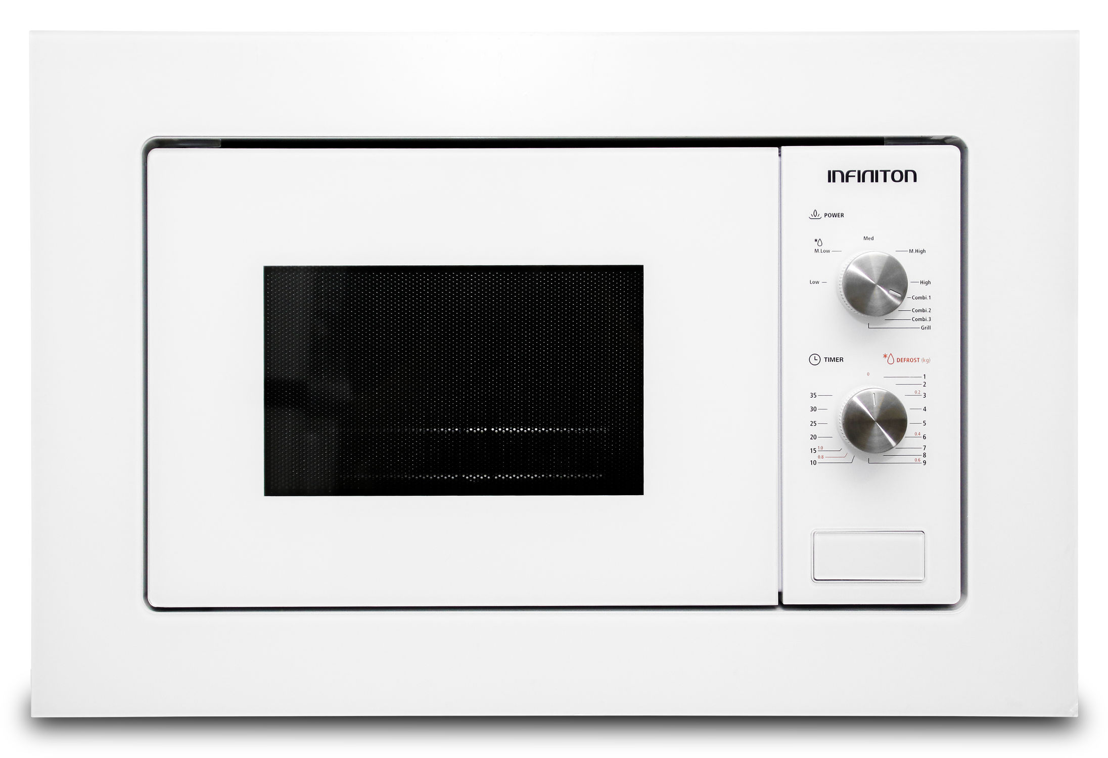 Microondas integrable infiniton imw-white1720 – blanco, 20 l, grill 1000w