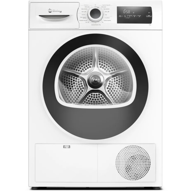 Secadora balay 3sb582be bomba de calor 8 kg blanca d
