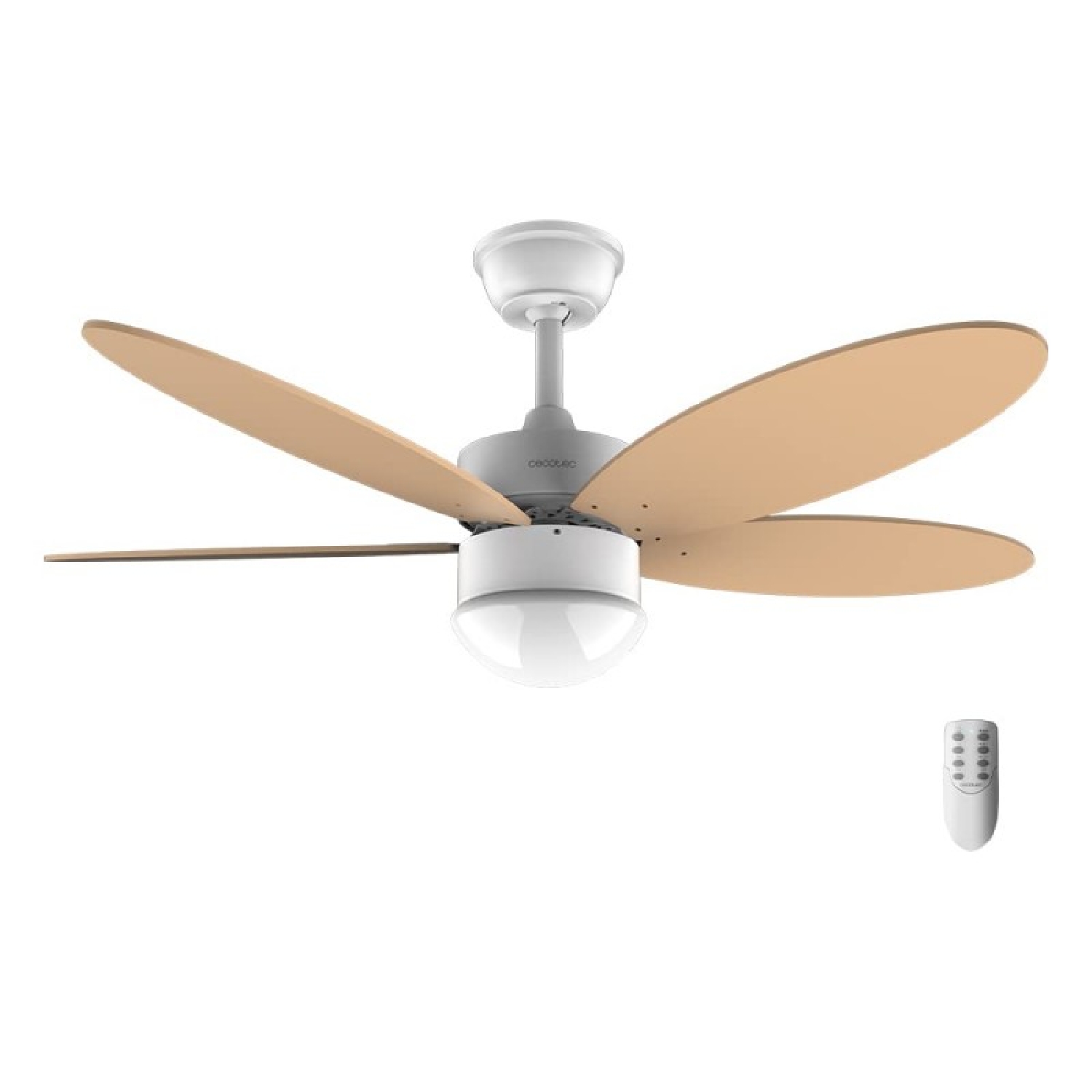 Cecotec ventilador de techo con luz energysilence aero 4260 orange. 40 w