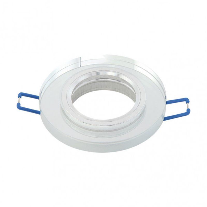 Fab 14338rf49 | empotrable cristal solna 1xgu10 redondo grosor 1cm transpar