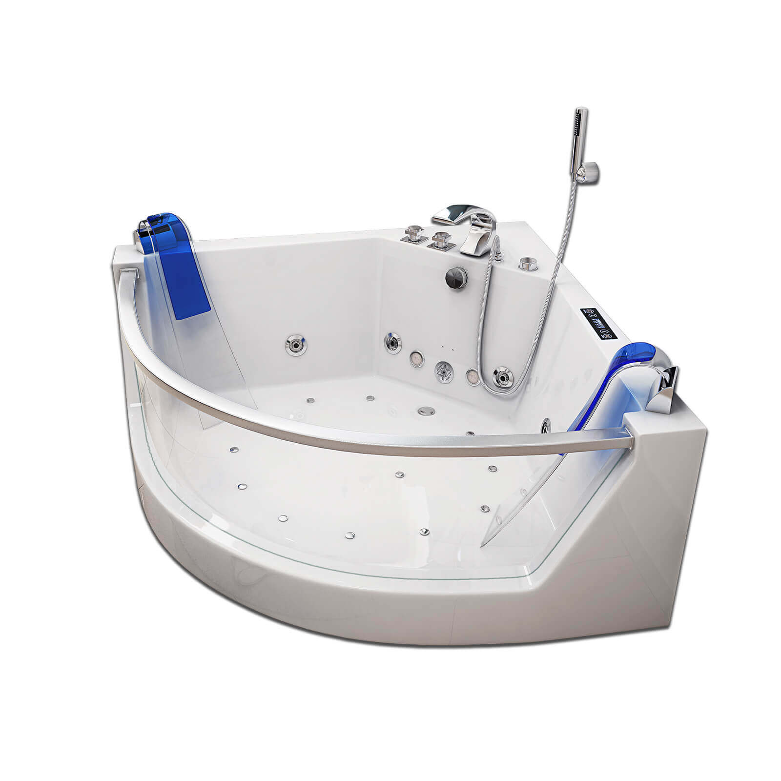 Bañera de hidromasaje con fototerapia atlantic l 140 x 140 cm