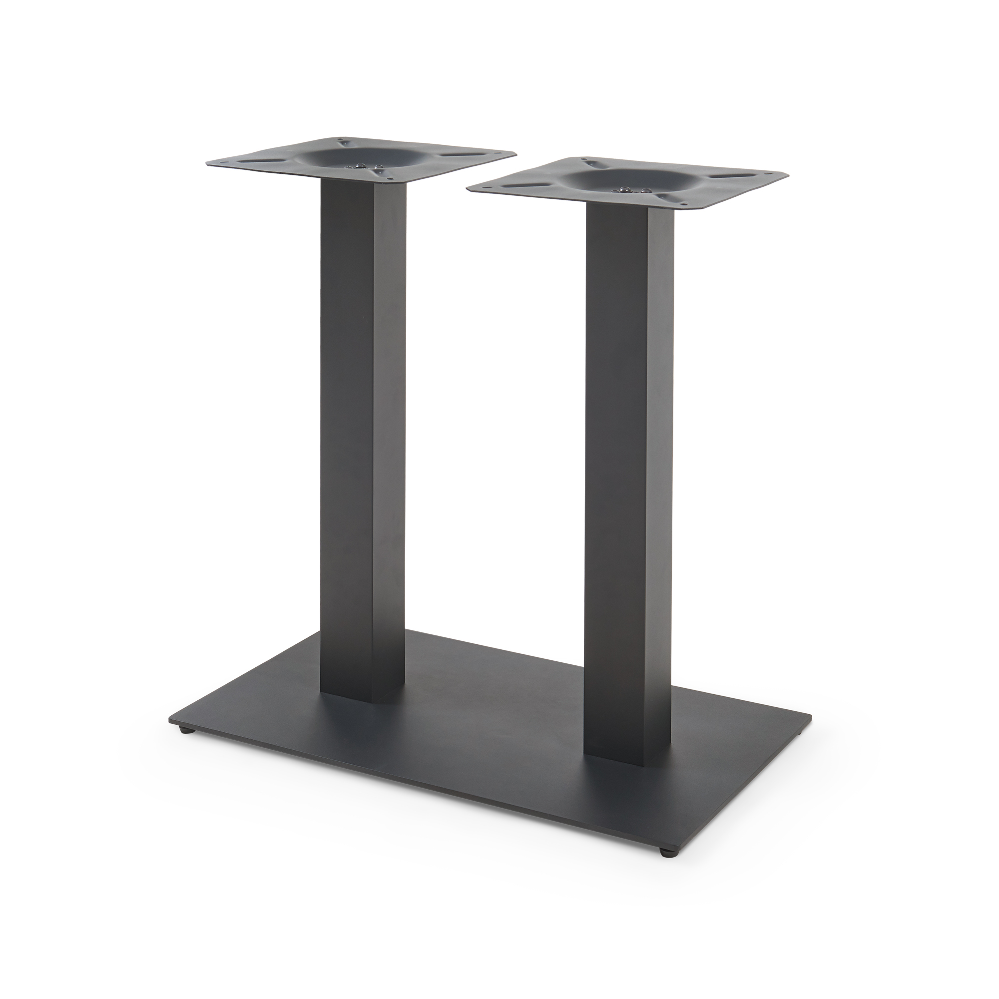 Pata de mesa vadejord diy acero 70x40x73cm - negro [en.casa]