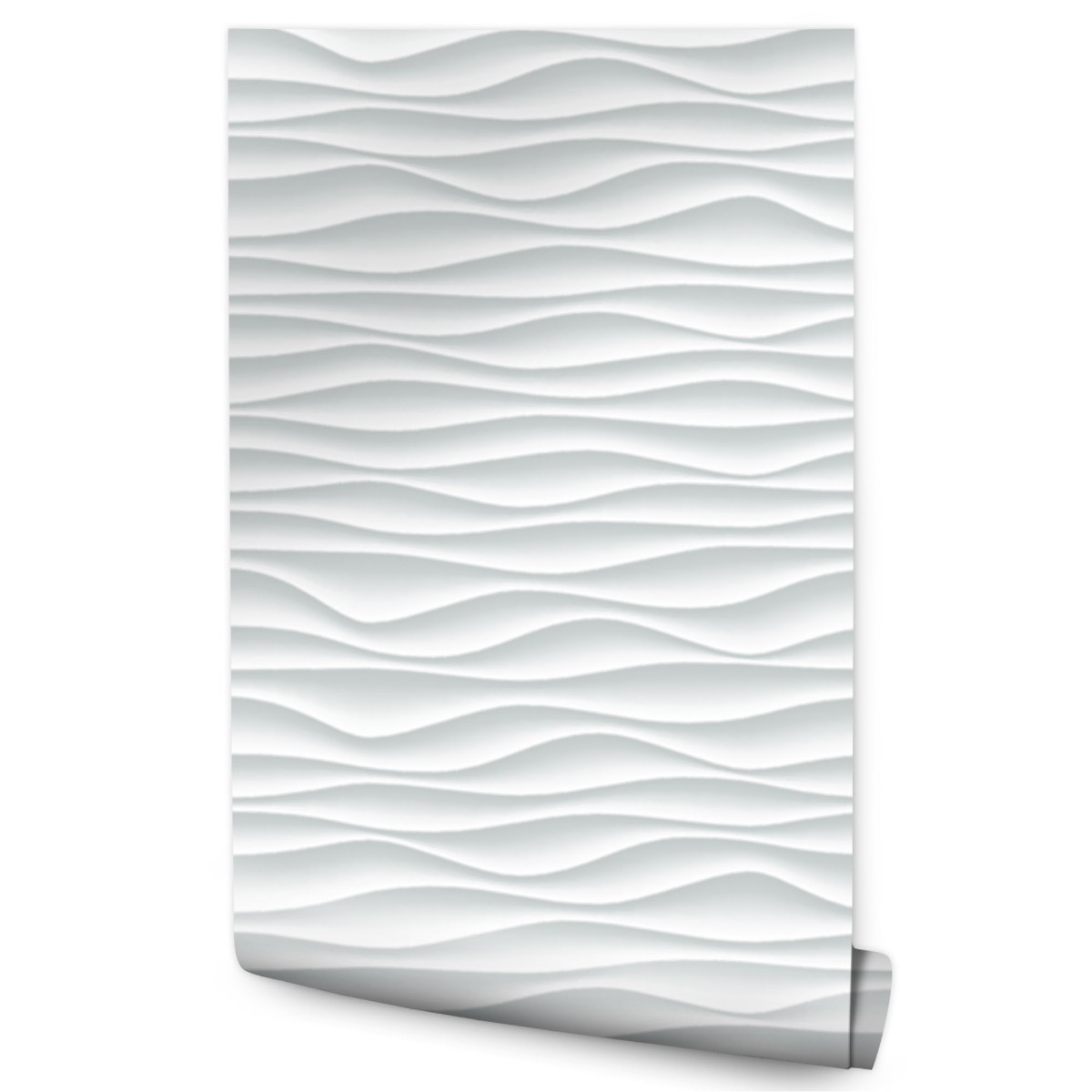 Papel Pintado Efecto 3D Motivos Geométricos Para Dormitorio 53 cm x 10 m