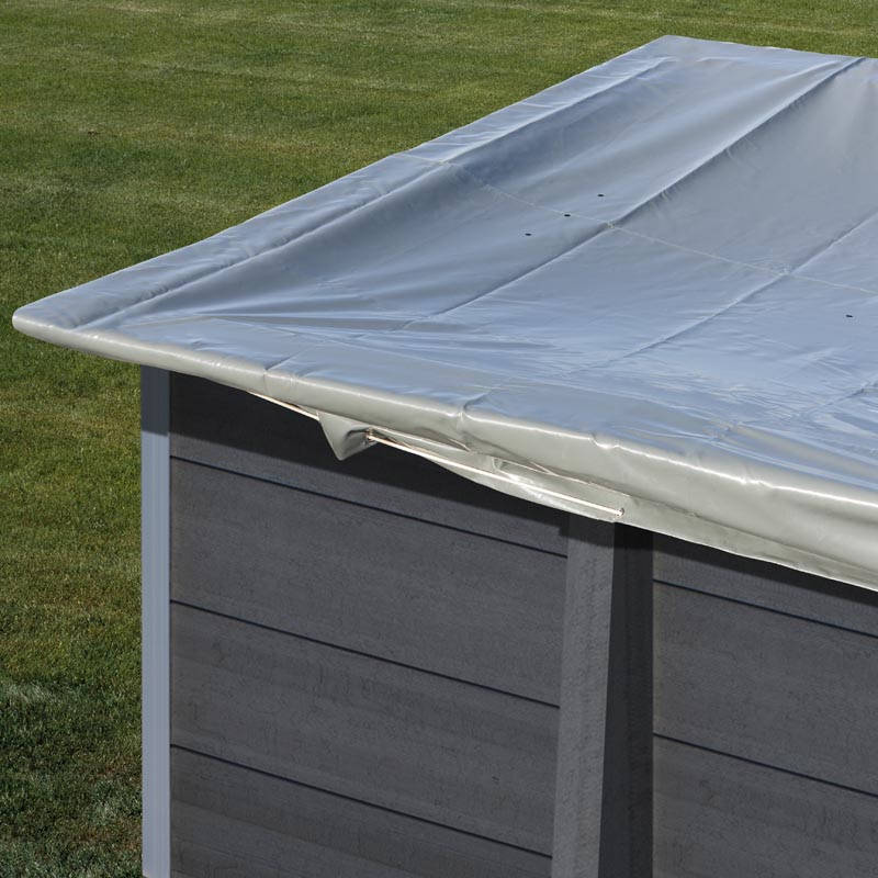 Cobertura de inverno de 580g/m2 para piscinas de composite