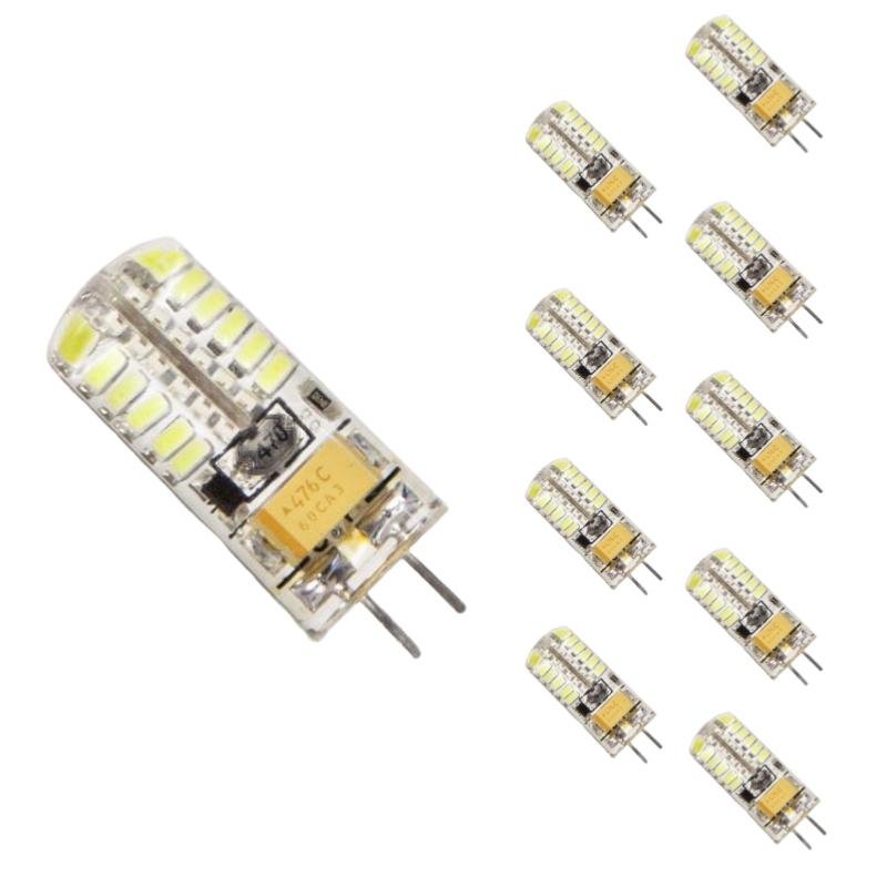 Bombilla LED g4 12v 3w smd2835 24LED 360° (pack de 10) - blanco n