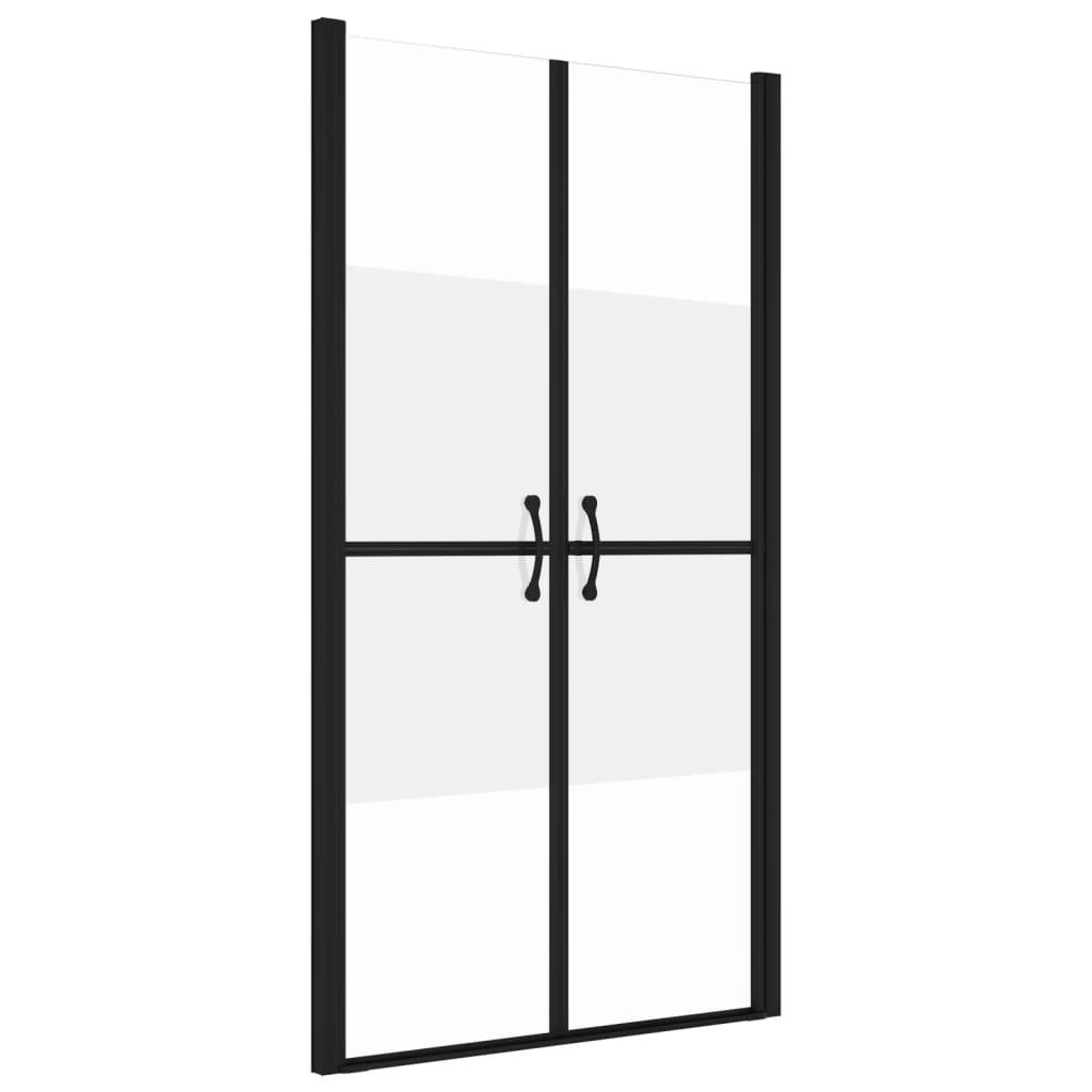 vidaXL puerta de ducha esg medio esmerilado (83-86)x190 cm