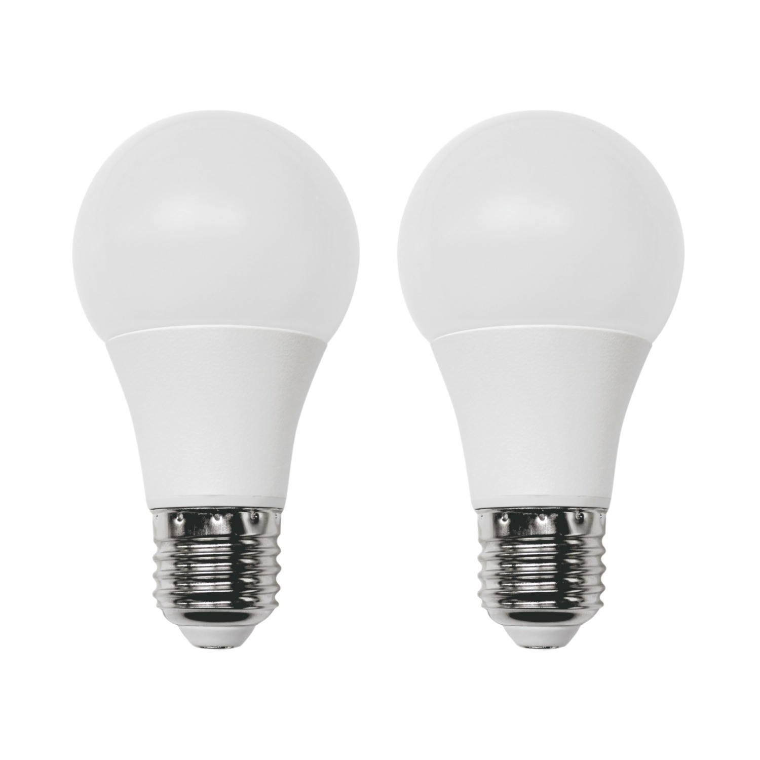Pack 2 bombillas LED estándar E27 9w equi.60w 806lm 10000h 1primer leader