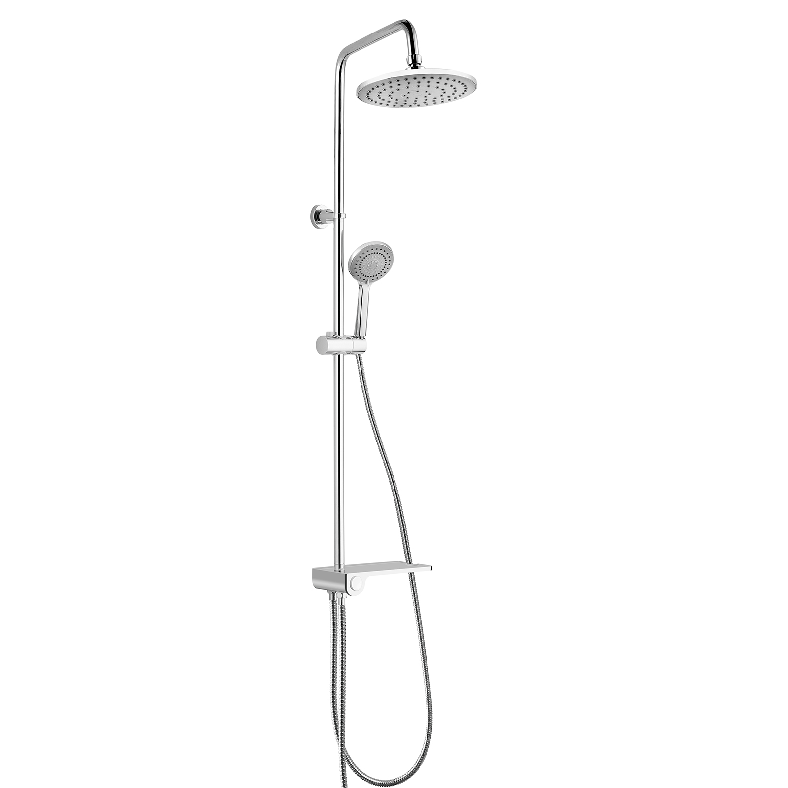 Columna de ducha sin grifo k2o chillout bay 96,5cm de acero inoxidable con