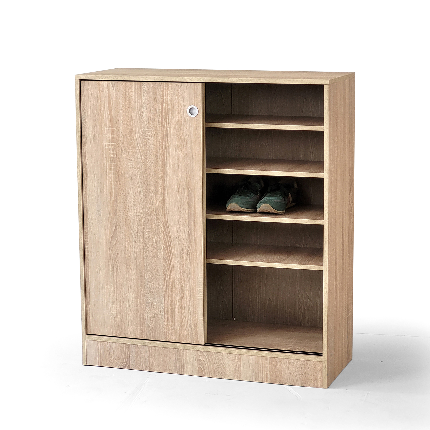 Zapatero 2 puertas corrediza cambrian 105x92x38 cm