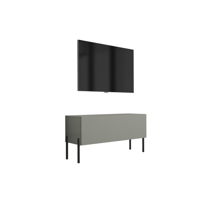 Mueble tv contemporáneo - aloe verde - panel 16 mm - 100 x 32 x 52 cm