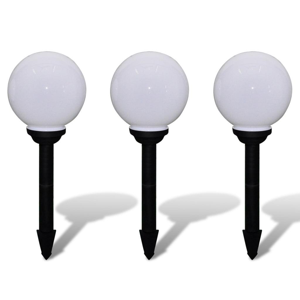 Bola solar para exteriores de 20 cm 3 unidades