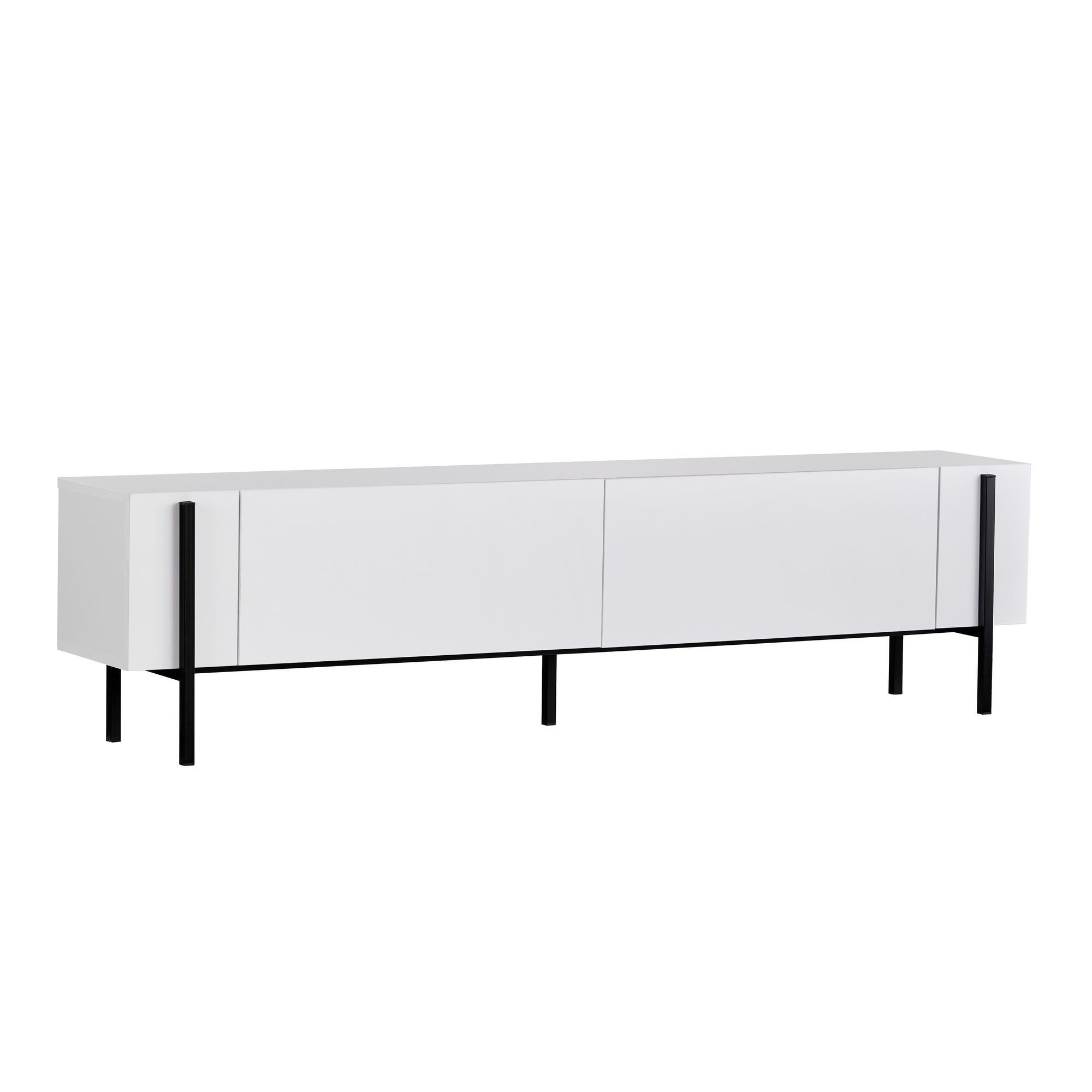 Mueble para la tele de madera <<nexus>> - 180 x 30 x 45 cm - madera negra /