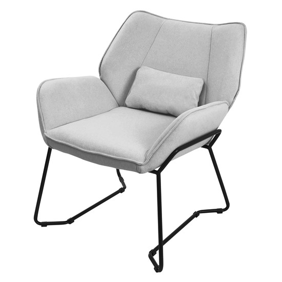 Sillón de relax para el salón butaca con respaldo inclinado rosa