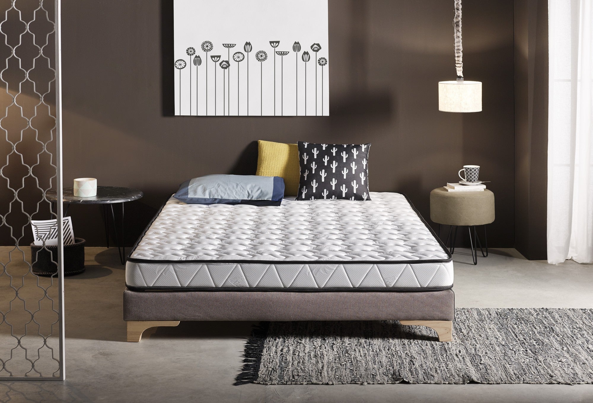 Colchón viscoelástico luxury aloe vera 180x200 altura 16cm±2