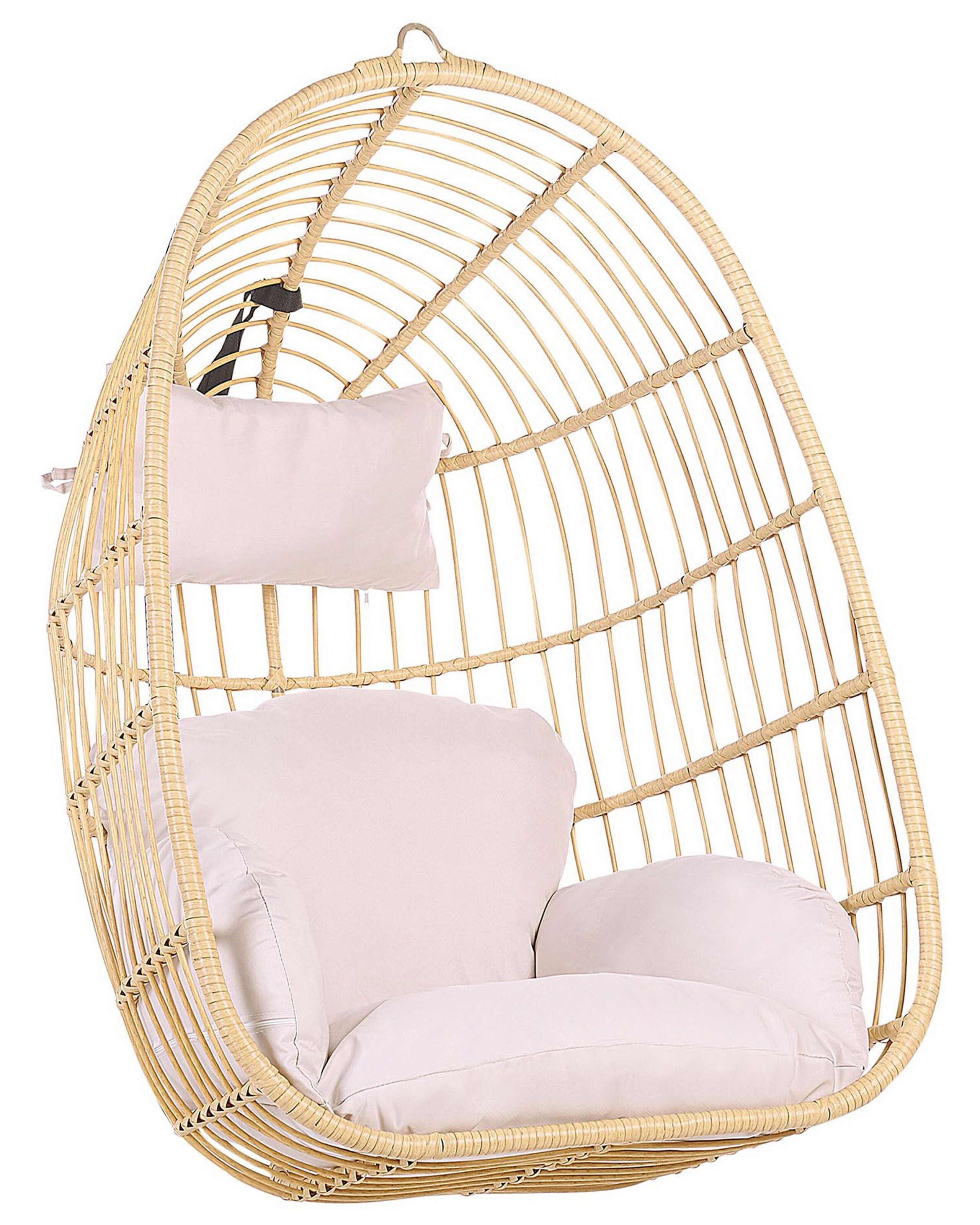 Sillón colgante casoli ratán sintético natural