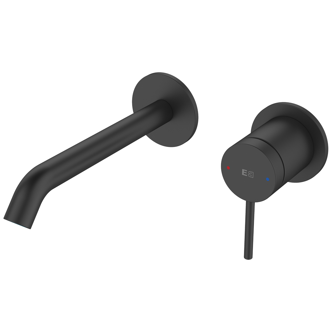 Lollipop mezclador de lavabo empotrado negro