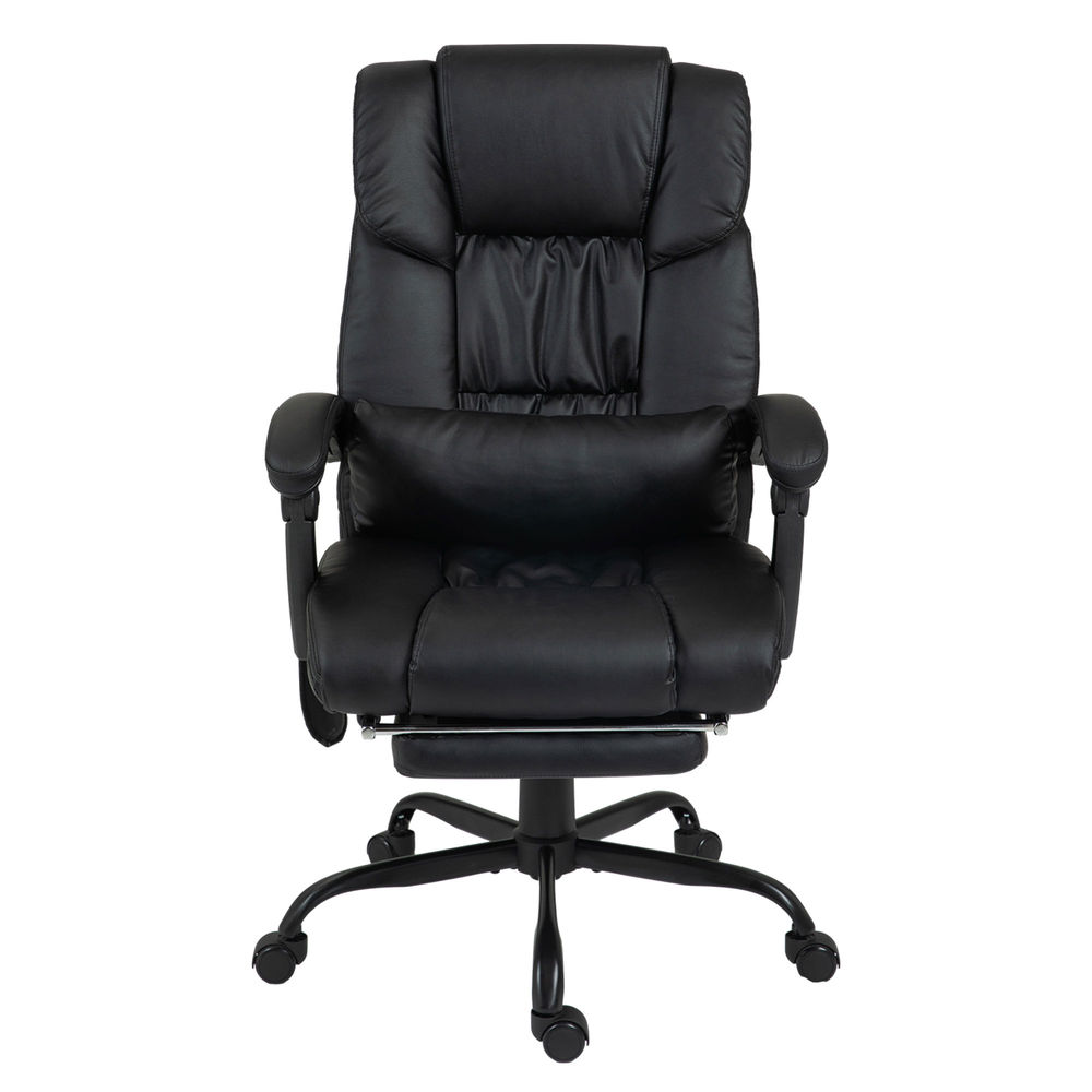 Silla de oficina 66x75x122 cm pu vinsetto, oficina - sillas de oficina