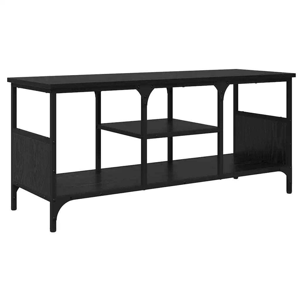Mueble de tv rectangular rústico de 100 x 35