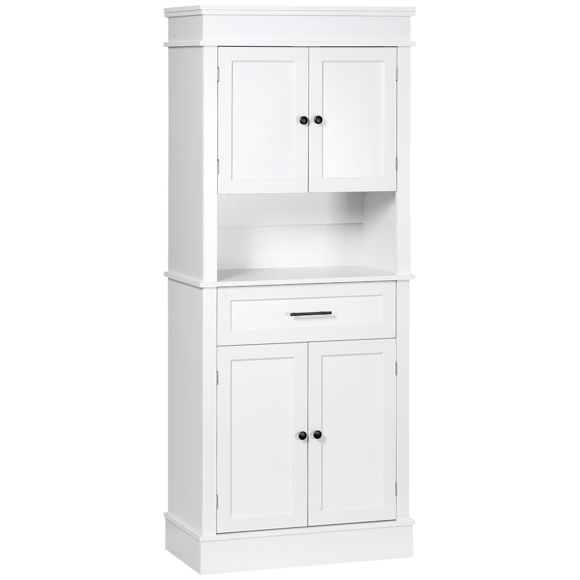 Aparador tablero de partículas blanco 74x39.5x183 cm