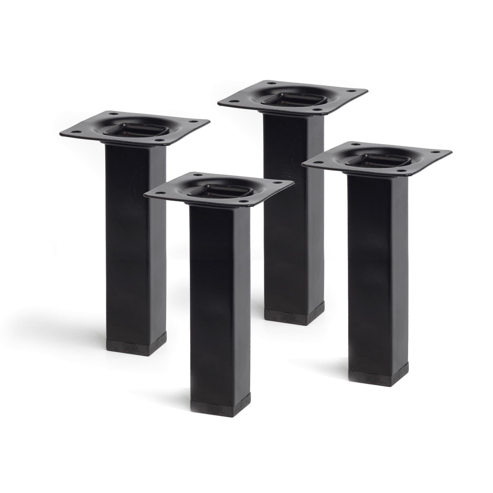 Pata para mueble rei 7-4400.150.03 | 25x25x150 mm | negro