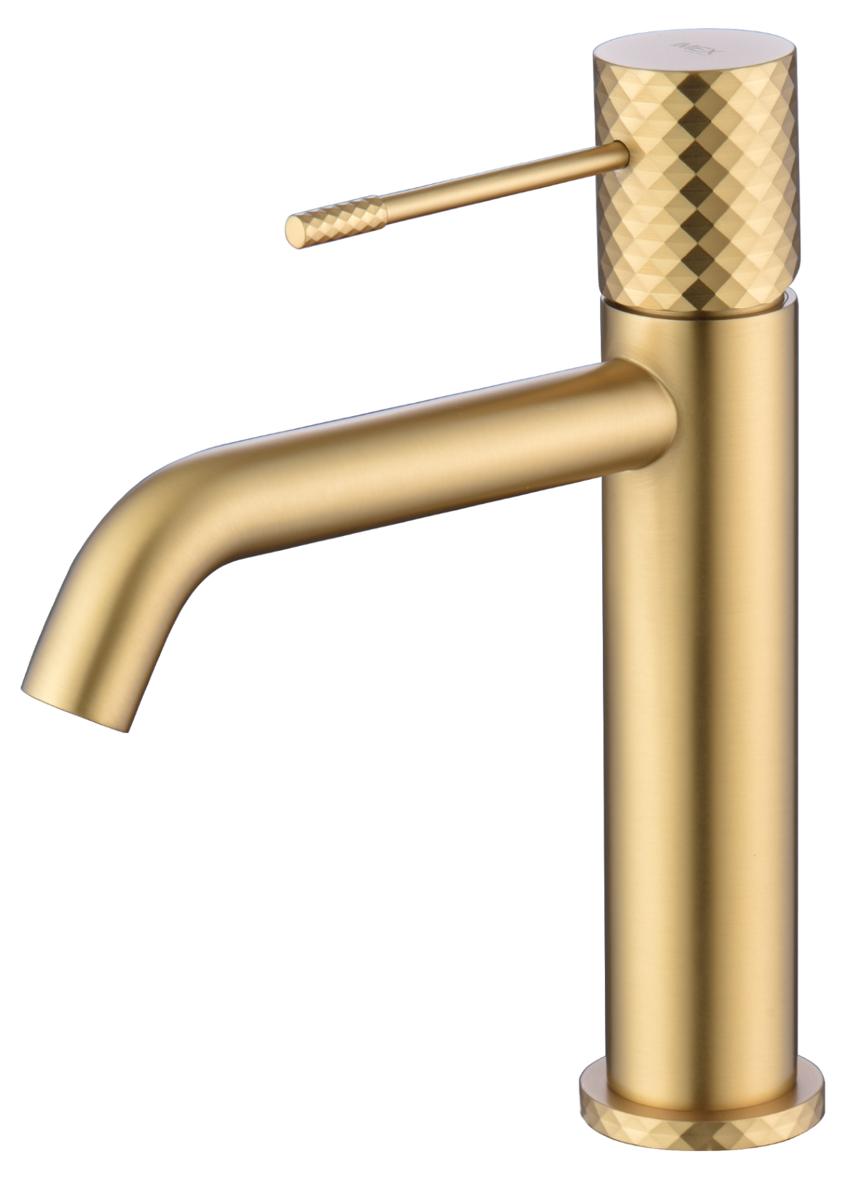 Monomando lavabo oro cepillado serie génova
