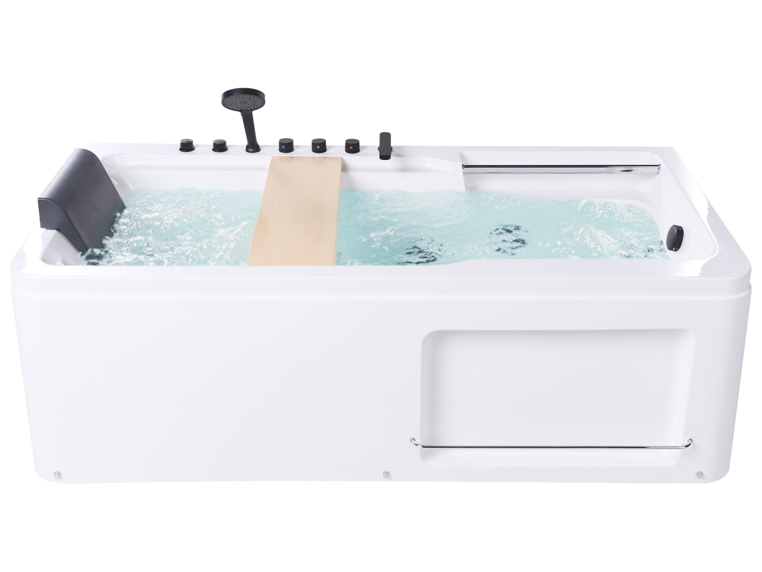 Bañera de hidromasaje esquinera camalu 180 x 86 cm blanco