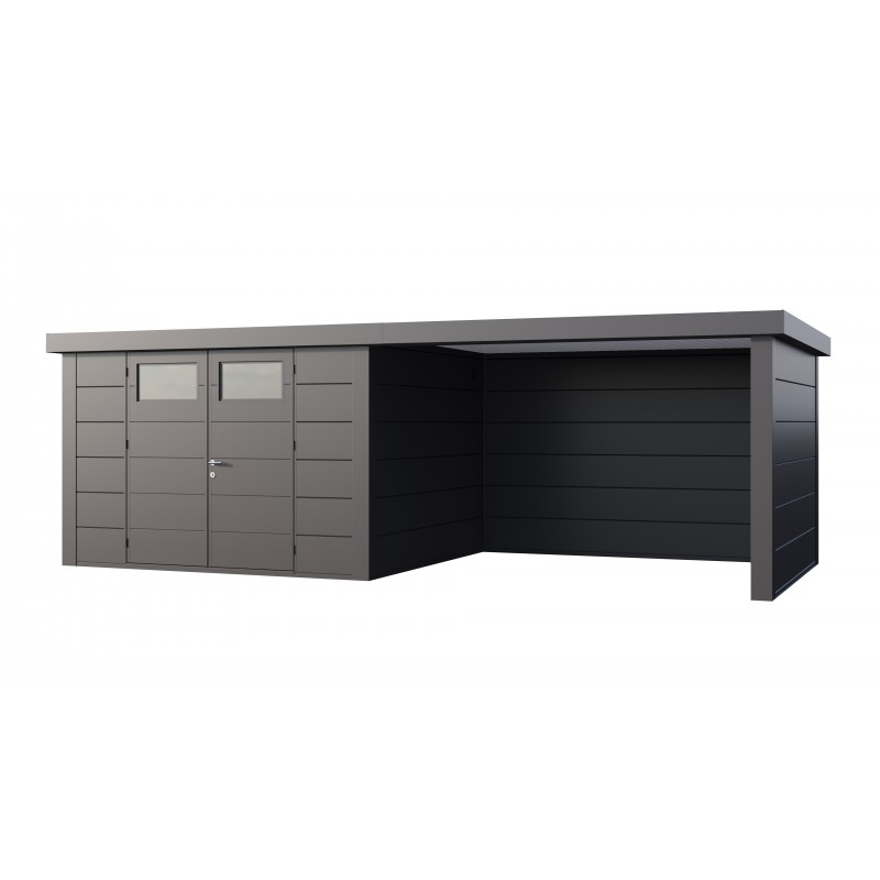 Caseta de jardin nh9 c apoyo grande a la derecha | antracita | novo habitat