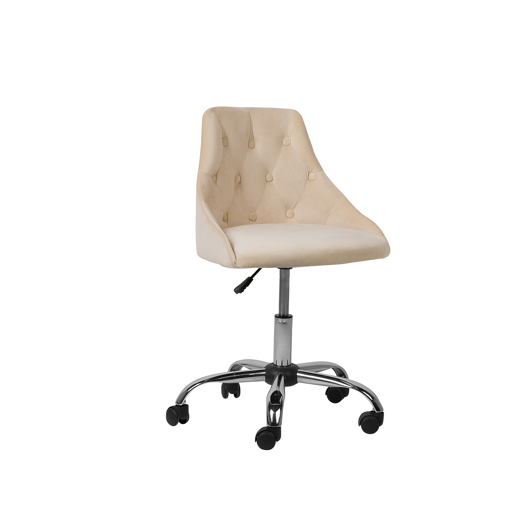 Silla de escritorio parrish terciopelo beige