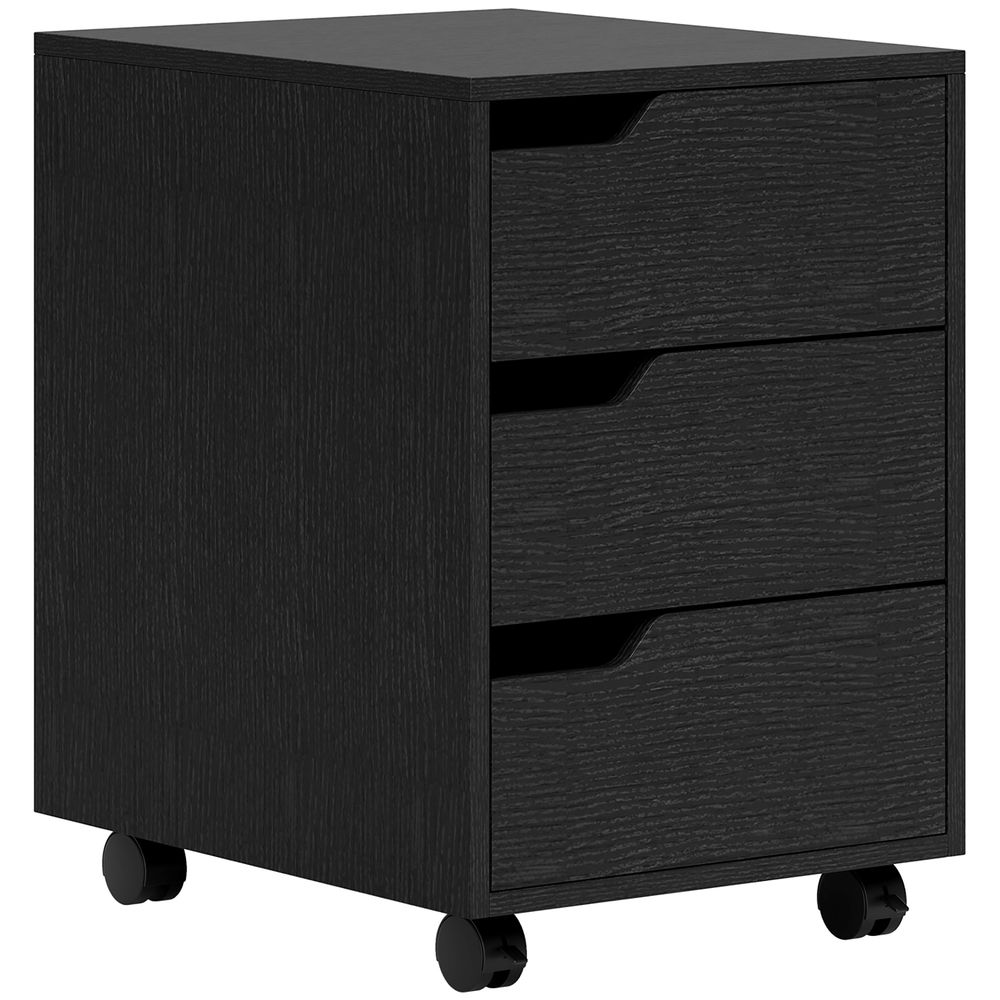 Cajonera de oficina 40x50x57.5 cm mdf, metal Homcom
