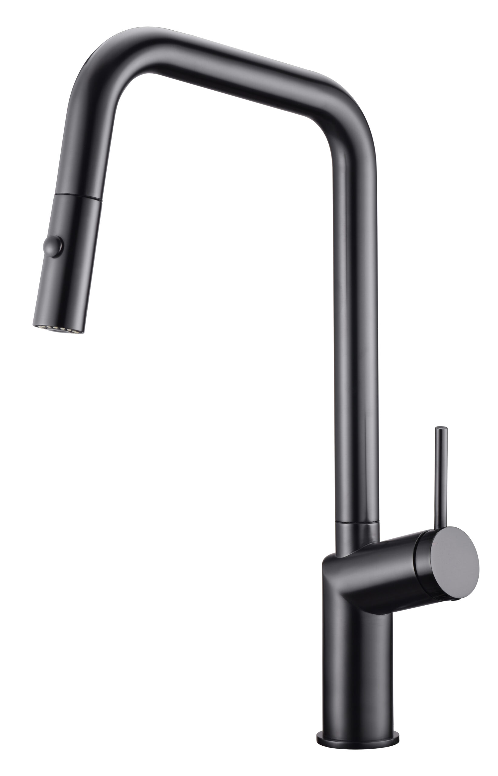 Grifo de cocina fregadero extraíble con ducha caño alto giratorio 360°