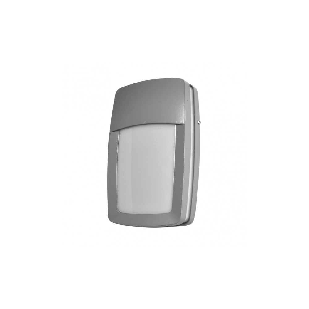 Lámpara de jardín fab - gris - aluminio/policarbonato - 44 ip - 220-240 v