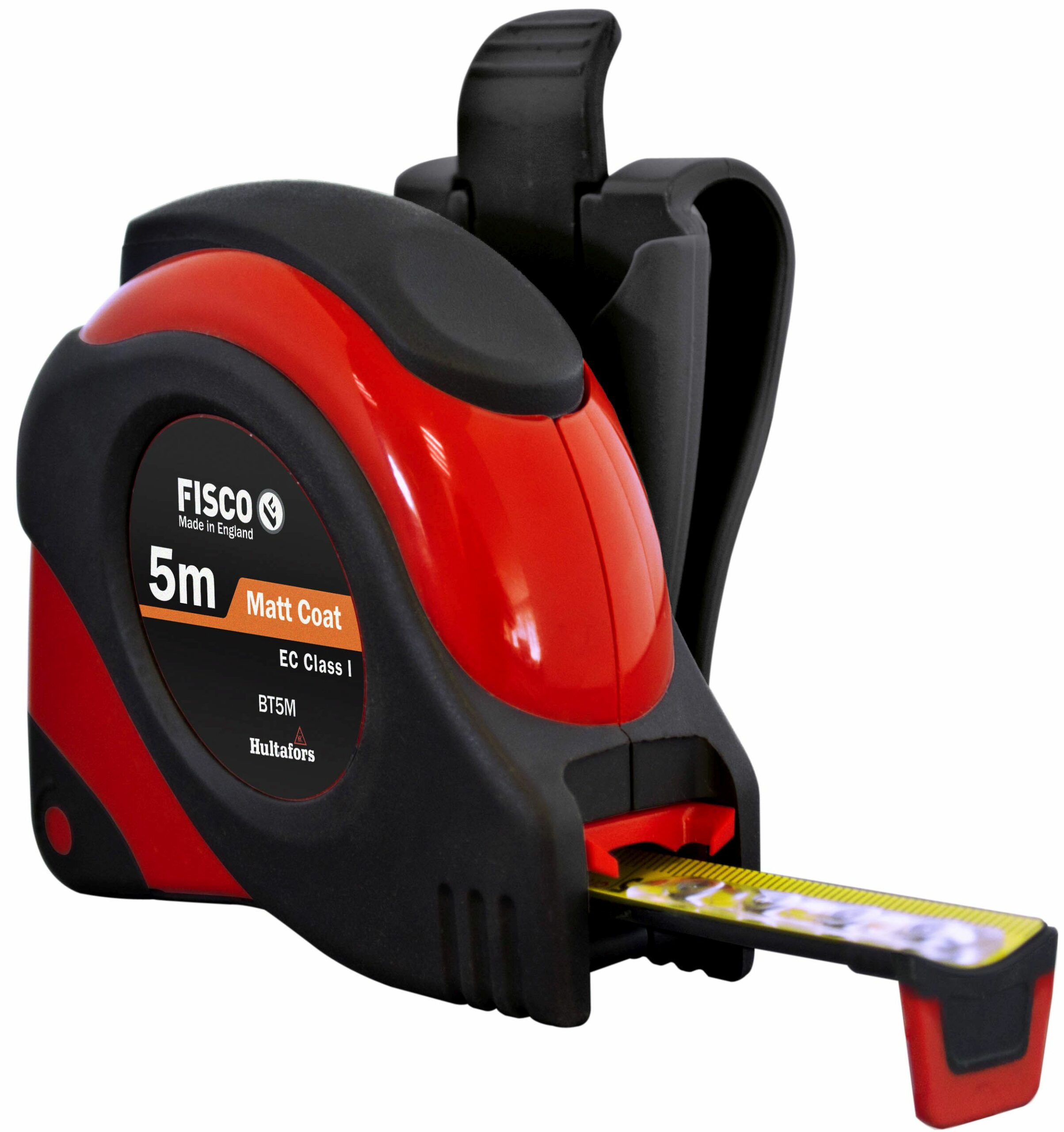 Fisco-bt5m-flexómetro clase i con clip para el cinturón big t (5x19)