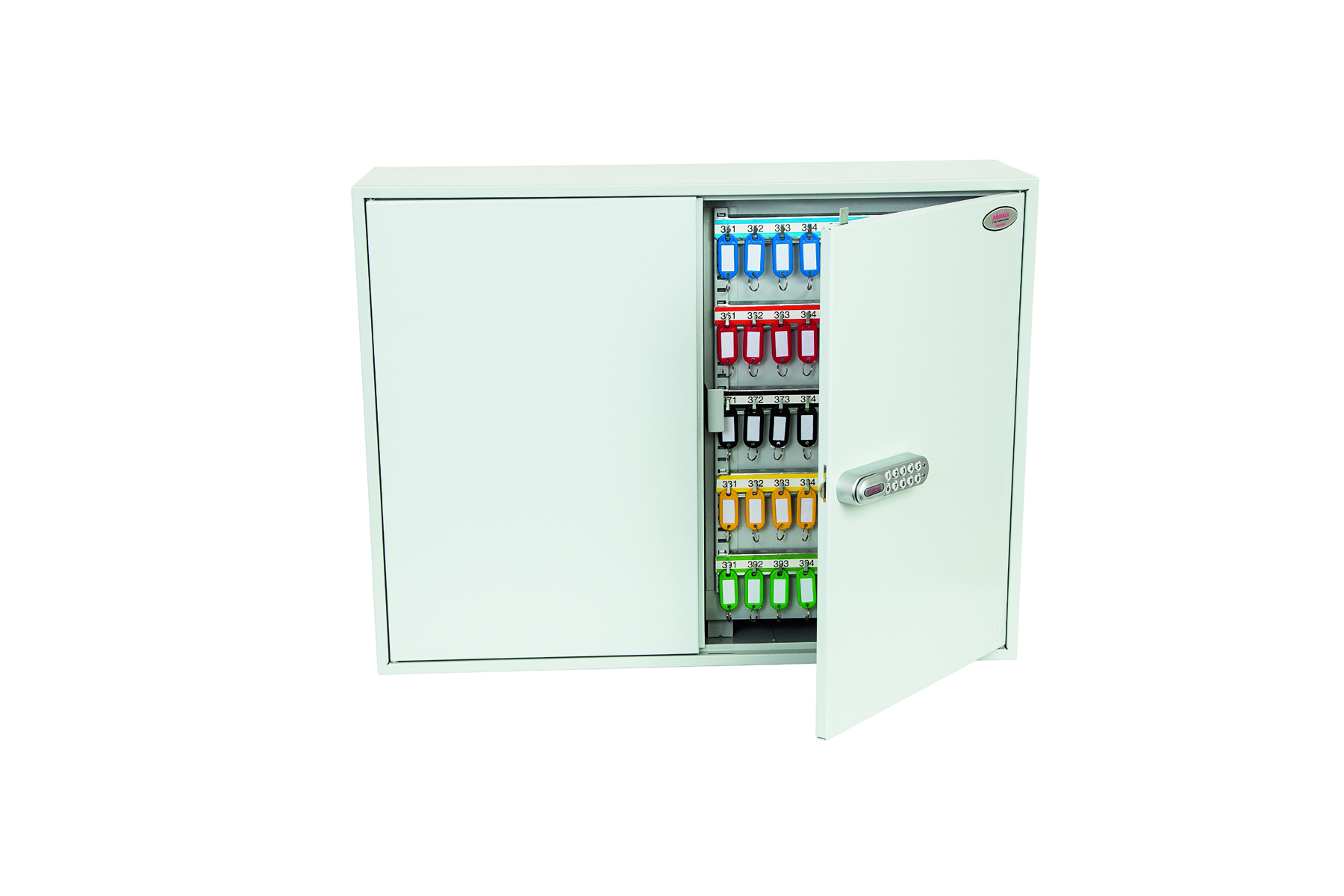 Phoenix armario de llaves kc0607e con cerradura electrónica y 600 ganchos
