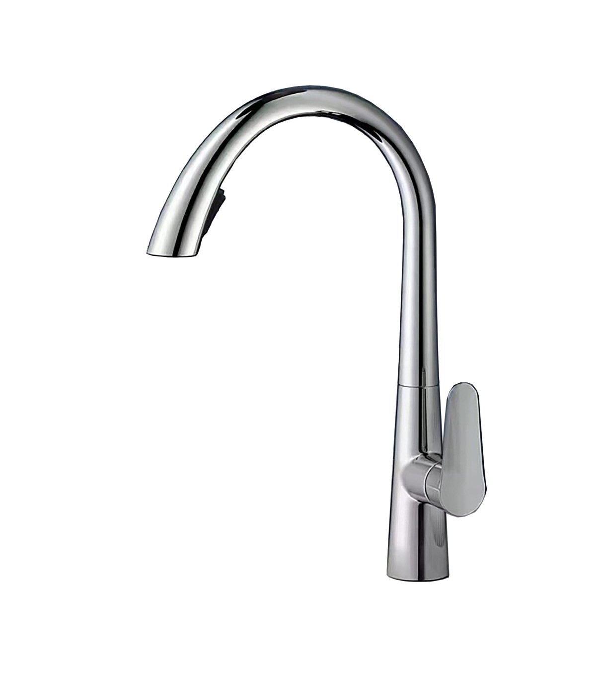 Grifo cocina lh-8042 cuello cisne | cromo brillo