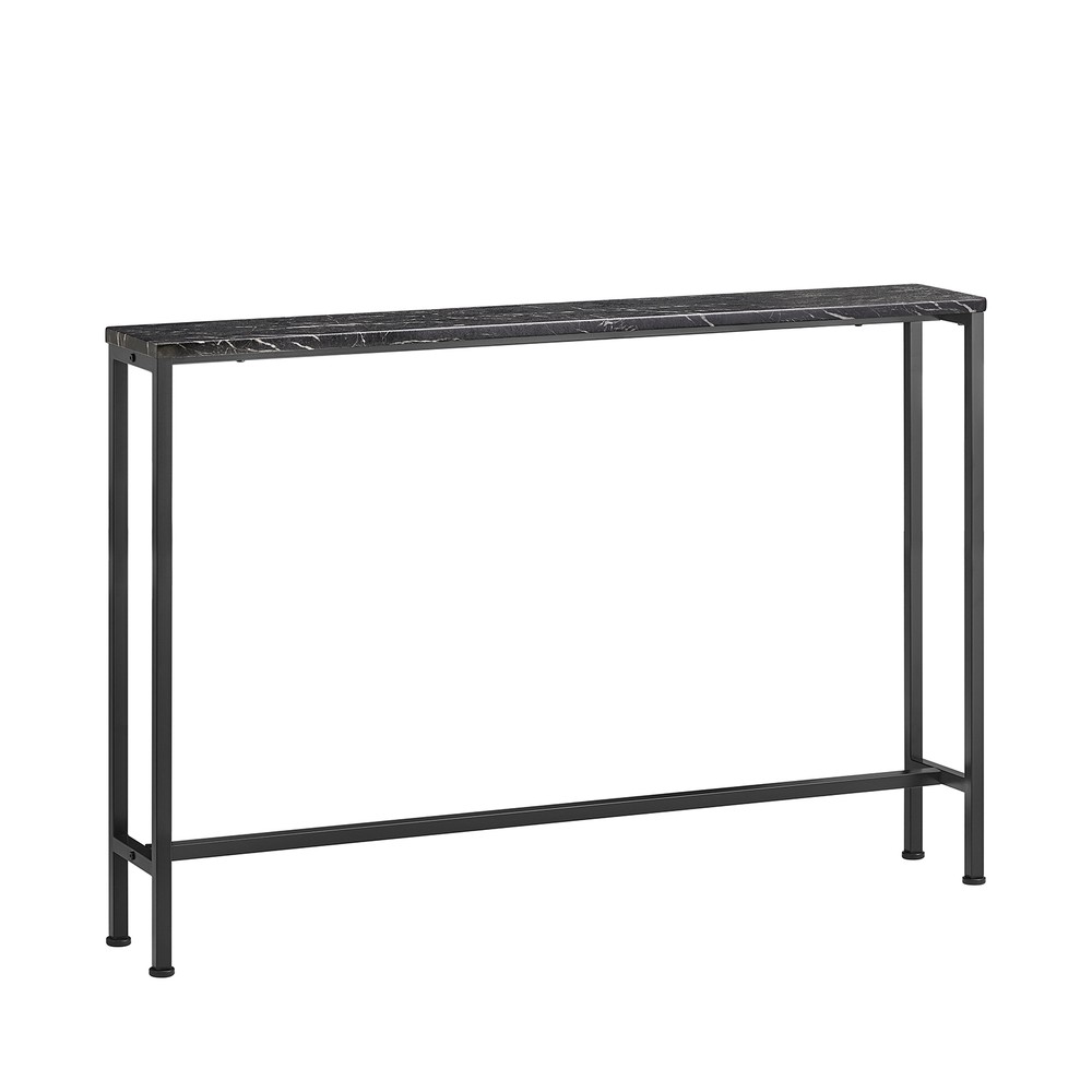 Consola recibidor estrecha negro 120x20x80cm fsb19-xl-sch