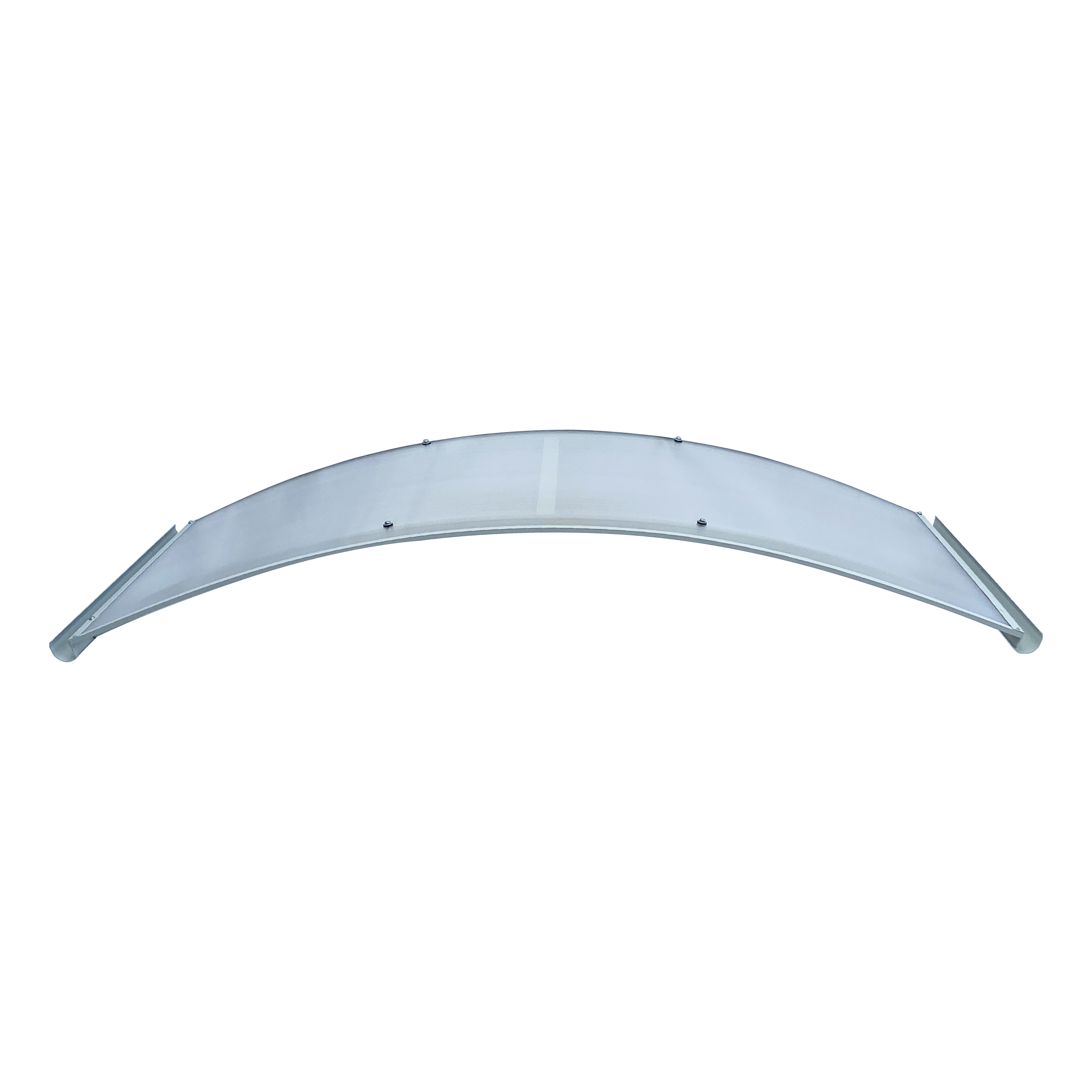 Marquesina de aluminio r-150 7035 con revestimiento de policarbonato